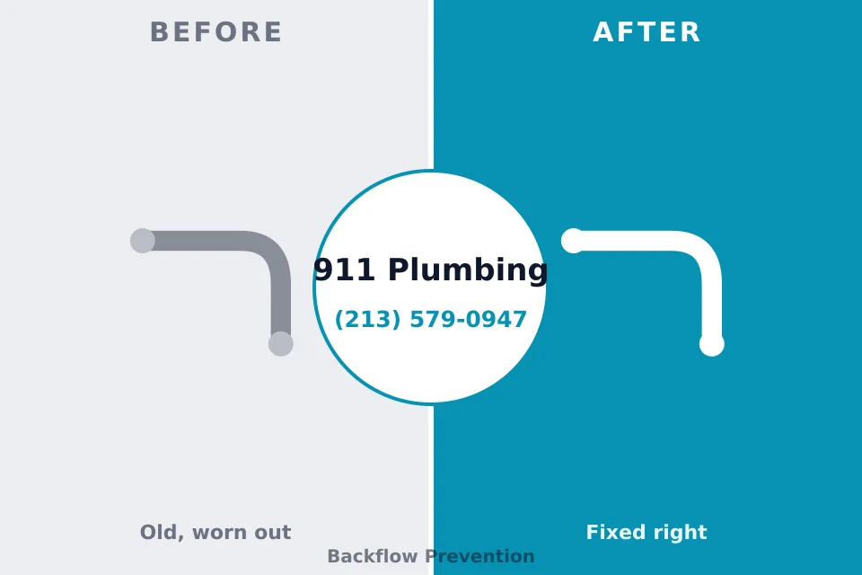 Before and after: plumbing company Tipp City, OH